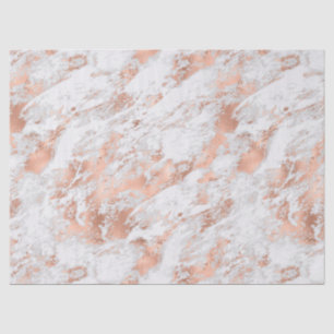  Roos Gold White Glitzy Marble Tissuepapier