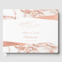 Roos Gold White Marble Custom Wedding