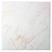 Roos Gold White Tegel Tegeltje (Voorkant)