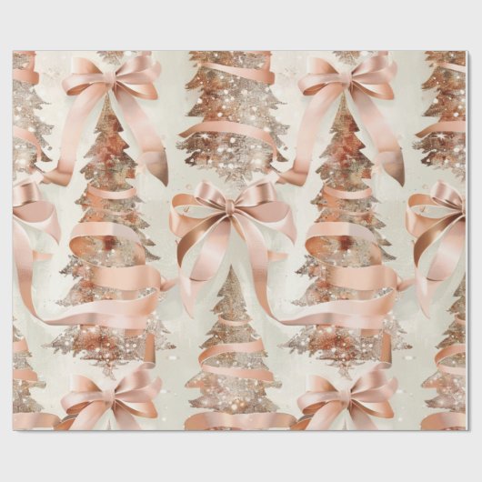 Roos Gold Wrapping Paper Cadeaupapier (Vlak)