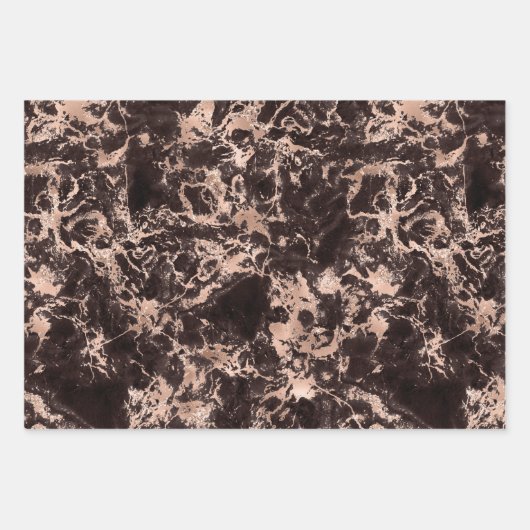 Roos Gold Wrapping Papierlade 3 Inpakpapier Vel (Voorkant 3)