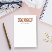 Roos Gold XOXO | Gepersonaliseerd Post-it® Notes