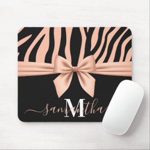 Roos Gold Zebra afdrukken Muismat