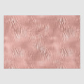 Roos Gold Zebra afdrukken Tissuepapier (Voorkant)