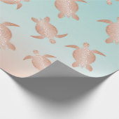 Roos Gold Zee — Kieuwstijl Cadeaupapier (Hoek)