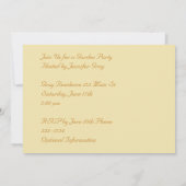 Roos Golden Goddess | Tuinpartij Kaart (Achterkant)