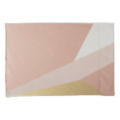 Roos Golden Hour Geometry Kussensloop (Voorkant-Rechts)