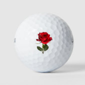 Roos 🌹 Golfbal Golfballen (Voorkant)