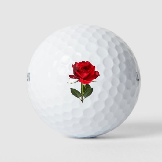 Roos 🌹 Golfbal Golfballen (Voorkant)