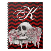 Roos Gothic Chevron r Notitieboek (Voorkant)