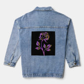 ROOS GOTHIC ROZE Denim Jean Jacket (Achterkant)