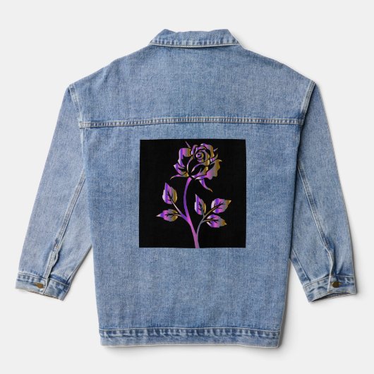 ROOS GOTHIC ROZE Denim Jean Jacket (Achterkant)