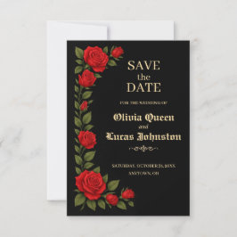 Roos Gothic Wedding Save the Date