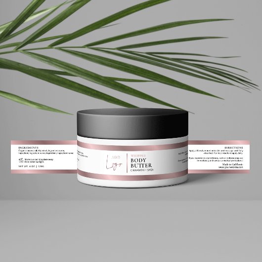 Roos Goud 4 OZ 120ml Kosmetische Potje Productlabe