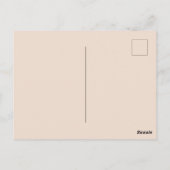 Roos goud Birthday uitnodiging (Achterkant)