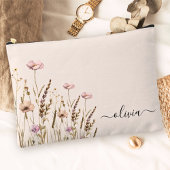 Roos Goud Bloem Naam Monogram Etui