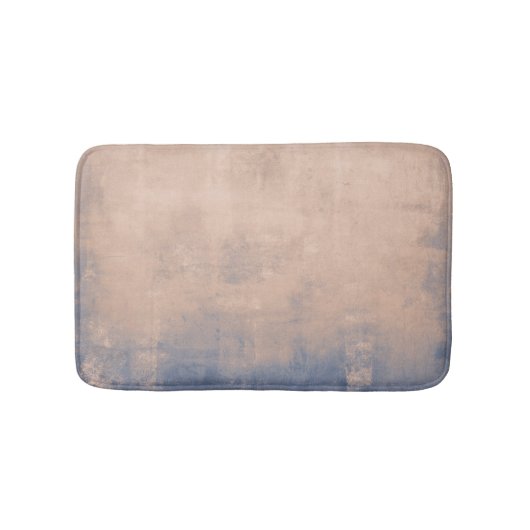 Roos goud Blue Mallow rustic Abstract Badmat (Voorkant)
