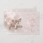 roos Goud - cadeaubon voor zonnebloempitten (Voorkant / Achterkant)