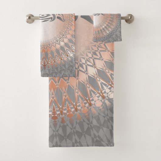 Roos Goud Dolphin Mandala Kustal Bad Handdoek (Insitu)