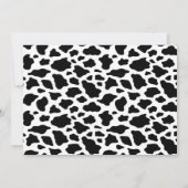 Roos Goud Een foto Bloemen Koe 1e Verjaardag Kaart (Achterkant)