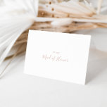 Roos Goud Eenvoudig Minimalistisch Bruidsfeest Dan Bedankkaart<br><div class="desc">Dit rozen gouden eenvoudige minimalistische bruidsfeestje bedankje is perfect voor een moderne bruiloft. Het eenvoudige en elegante ontwerp is voorzien van klassieke en fancy scripttypografie in roos goud.</div>
