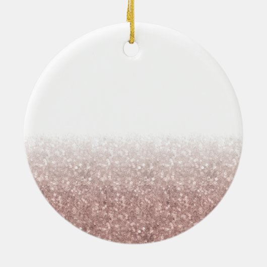 Roos Goud Eerste Kerst Mr & Mrs Paar Foto Keramisch Ornament (Achterkant)