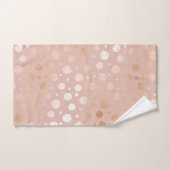 Roos-goud- en beige stippen bad handdoek (Handdoek)