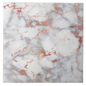 roos goud en grijze marmer tegeltje (Voorkant)