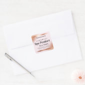 Roos Goud en Roze Body Scrub Zeep Bath Bomb Label (Envelop)