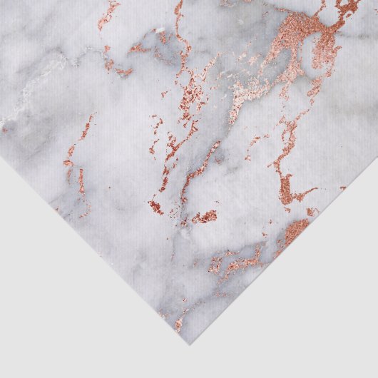 roos goud en wit marmeren steen tissuepapier (Detail)