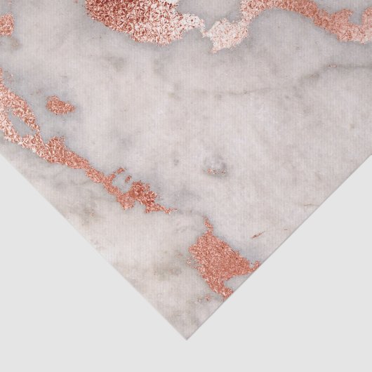 roos goud en witte grijze marmer tissuepapier (Detail)