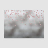 Roos goud glitter confetti zilver tissuepapier (Voorkant)