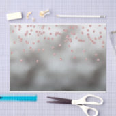 Roos goud glitter confetti zilver tissuepapier (Craft)