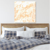 Roos goud glitter marmer abstract canvas afdruk (Insitu (Slaapkamer))