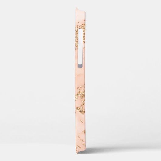 Roos goud glitter marmer abstract Case-Mate iPhone case (Achterkant / Links)