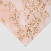 Roos goud glitter marmer abstract tissuepapier (Detail)