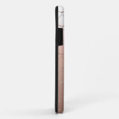 Roos goud glitter mermaid schalen hoesje (Achterkant/rechts)