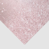Roos goud glitter ombre metallic sparkles confetti tissuepapier (Detail)