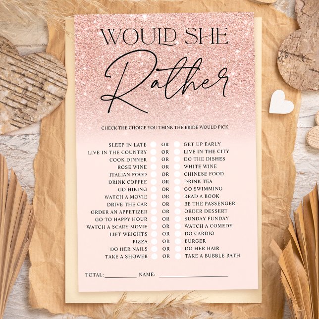 Roos goud glitter ombre roze in plaats van Bridal  (Creator heeft geüpload)