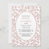 Roos goud glitter verlaat vrijgezellenfeest kaart (Voorkant)