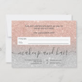 roos goud glitter zilver ombre certificaat (Achterkant)