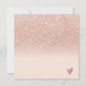 Roos goud glitterroze cadeaubon logo (Achterkant)