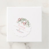 Roos Goud Groen Baby shower Dank u Bedankjes Labels (In situ)