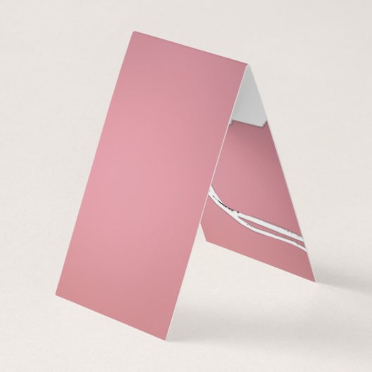 Roos goud Grote kerstcadeautjes labels Visitekaartje (Achterkant)