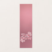 Roos goud Grote kerstcadeautjes labels Visitekaartje (Buitenkant ongevouwen)