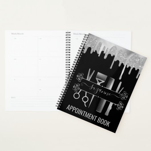 Roos Goud haar Stylist Haarstylist Hair Glitter Planner (Display)