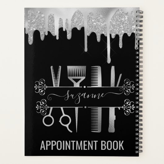 Roos Goud haar Stylist Haarstylist Hair Glitter Planner (Achterkant)