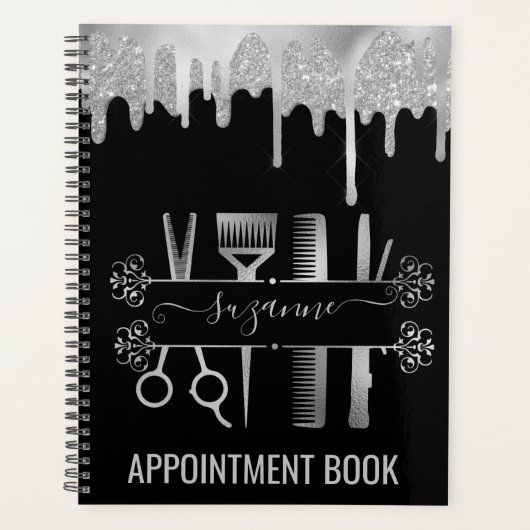 Roos Goud haar Stylist Haarstylist Hair Glitter Planner (Voorkant)