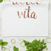 Roos goud La Dolce Vita Theedoek (Gevouwen)