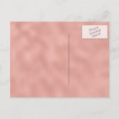Roos Goud Lace Blush word mijn Bridesmaid. Uitnodiging Briefkaart (Achterkant)